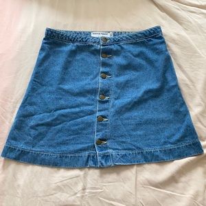 American Apparel Jean Skirt